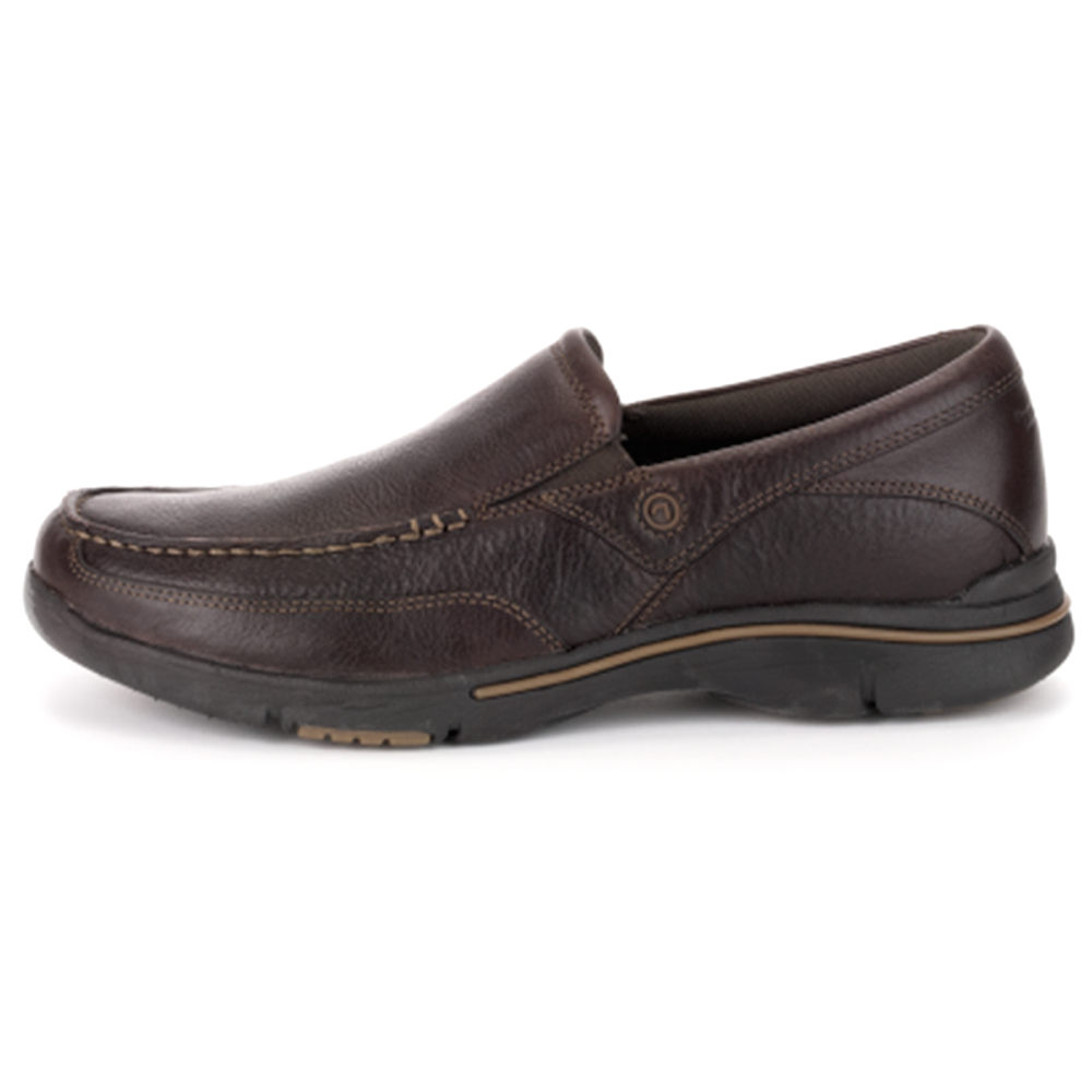 Sapato Vela Rockport Homem Marrom Escuro - City Play Eberdon - 27185PWJX